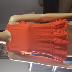 J Crew cute eyelet tank tops XXS